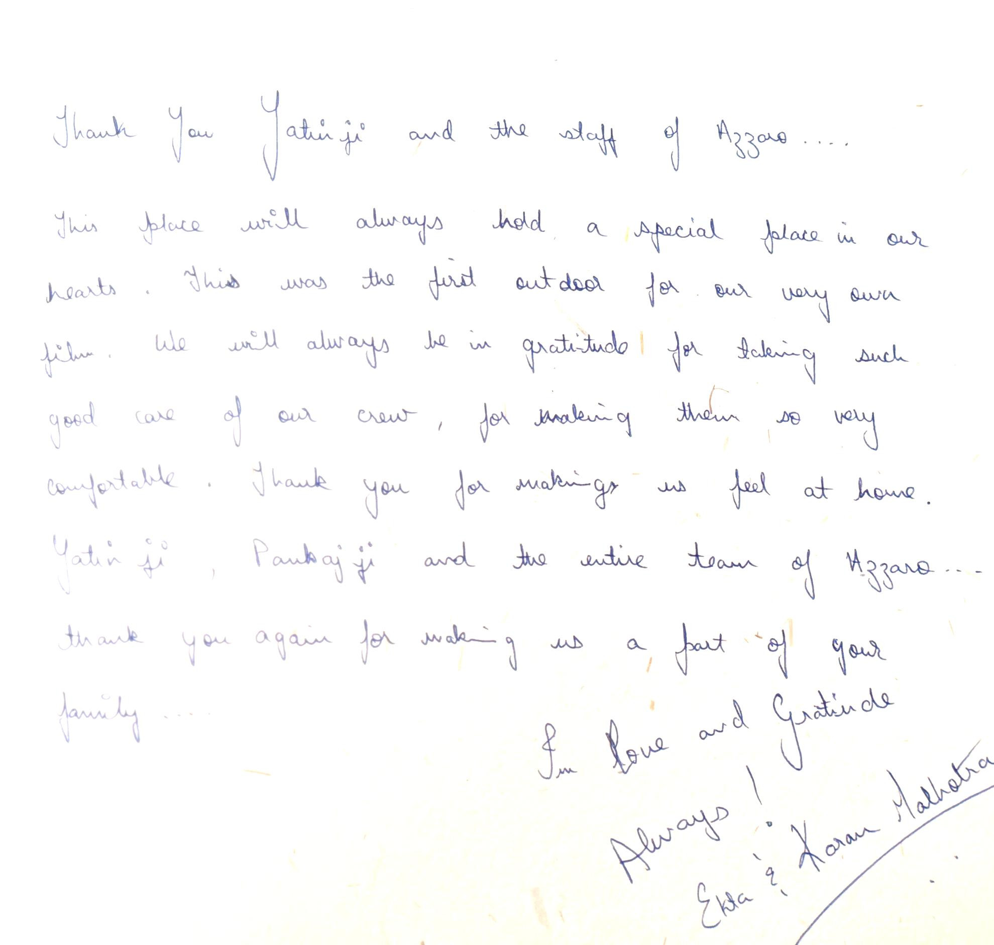 Ekta & Karan Malhotra's Experience